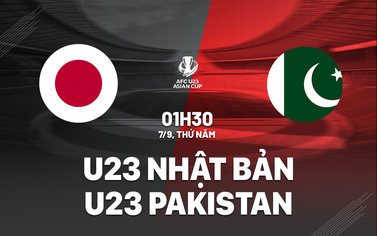 U23 Nhật Bản vs U23 Pakistan
