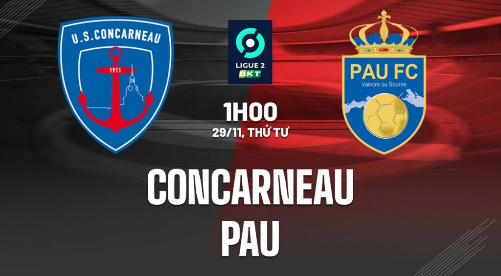 Soi kèo Concarneau vs Pau